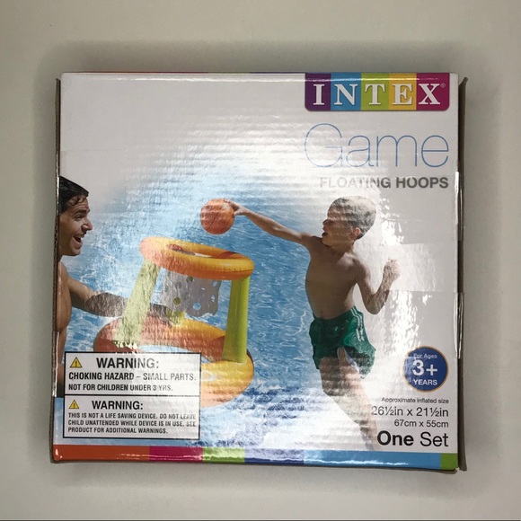 Intex Toys Intex Inflatable Floating Hoops Game Float Poshmark